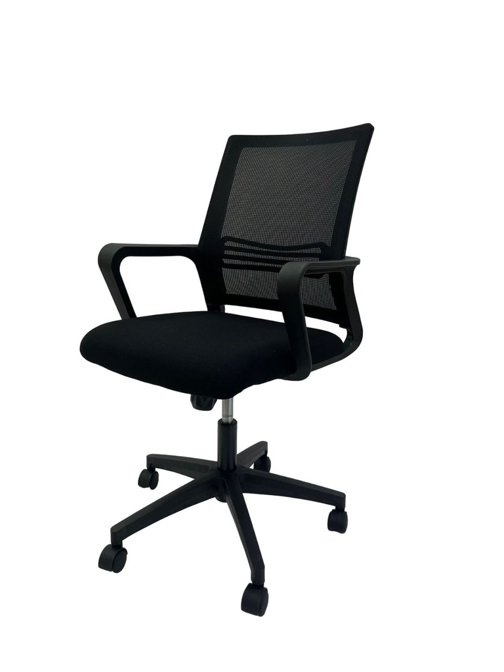Офисное кресло,вращающееся,с регулируемой высотой LJ-120A,черный