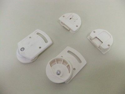 Комплект роликов купе белый