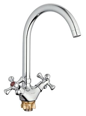 Смеситель ZEGOR для кухни  на гайке DTZ4-A827