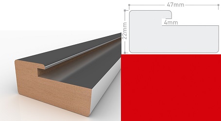 Профиль (152) 2247-07 гл.красный 2,8м (12)