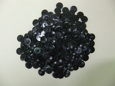 Заглушка под евровинт №22 (черная)(к.1000)