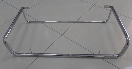 Опора для дивана металлическая L1100мм ZH-8106 хром