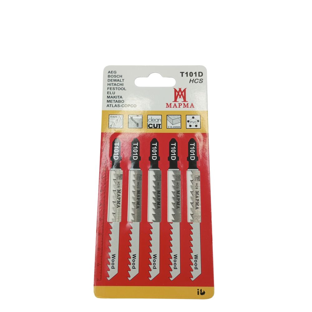 Пилки для лобзика T101D(100/10)