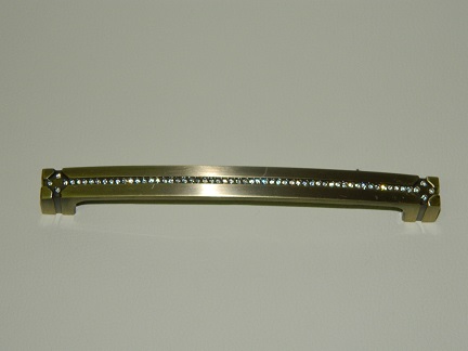 Ручка-скоба бронза+кристалл 160 мм (40/200)