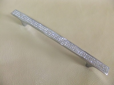 Ручка-скоба хром+кристалл 160 мм (30/150)