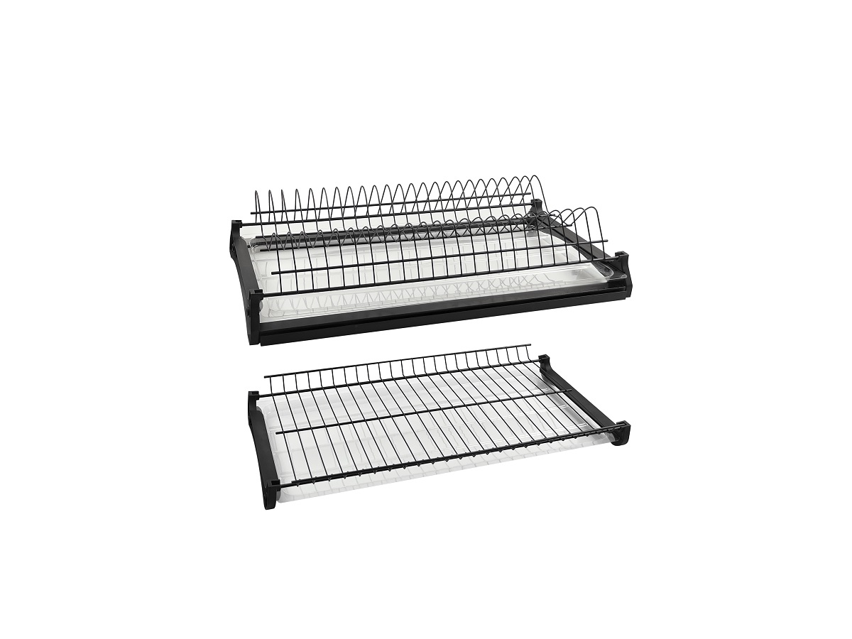 Посудосуш.600мм с алюм.проф.Черный (10)