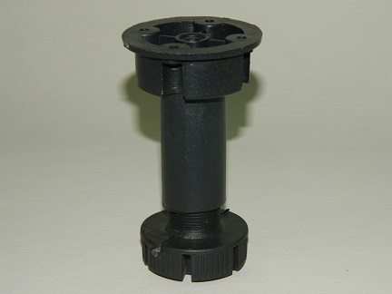 Цокольная опора h-100мм неразборная (черная) (250)