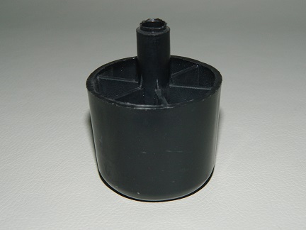 Опора со штырем h-45 мм черная (400/50)