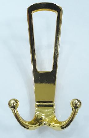 Крючок 3-х рожковый золото большой (100/10)
