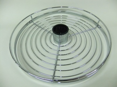 Центральная полка сетчатая 360 мм хром (5)