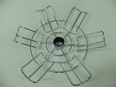 Центральная полка для бутылок 465 мм хром (5)