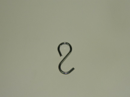 Крючок простой хром(1000)