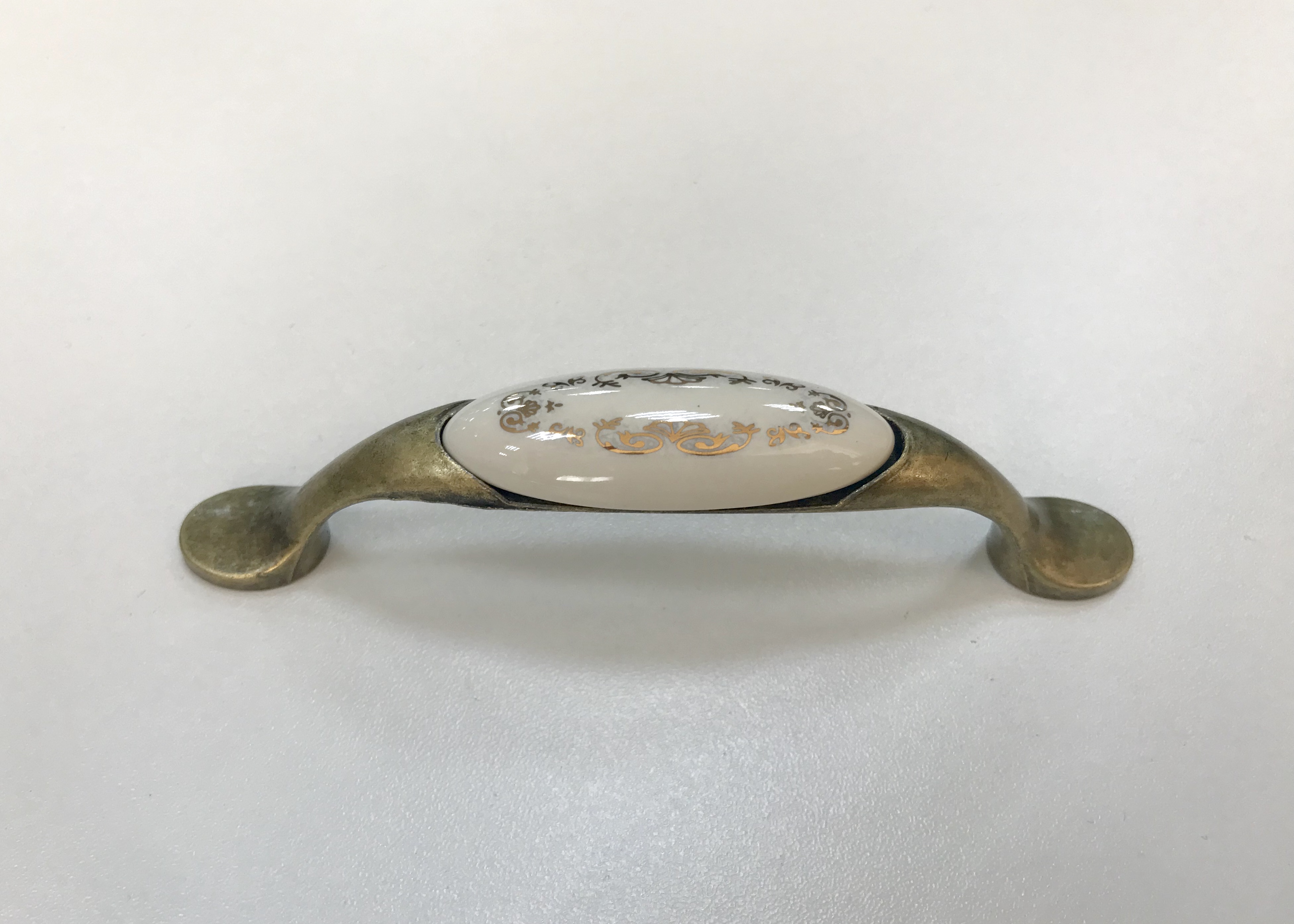 Ручка-скоба  МА26001-96 Бронза+Керамика  (500/50)