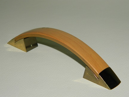 Ручка-скоба золото+ольха 096 мм (250)