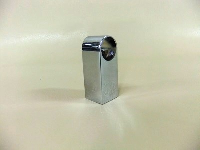 Держатель для рейлинга модерн хром (80/400)