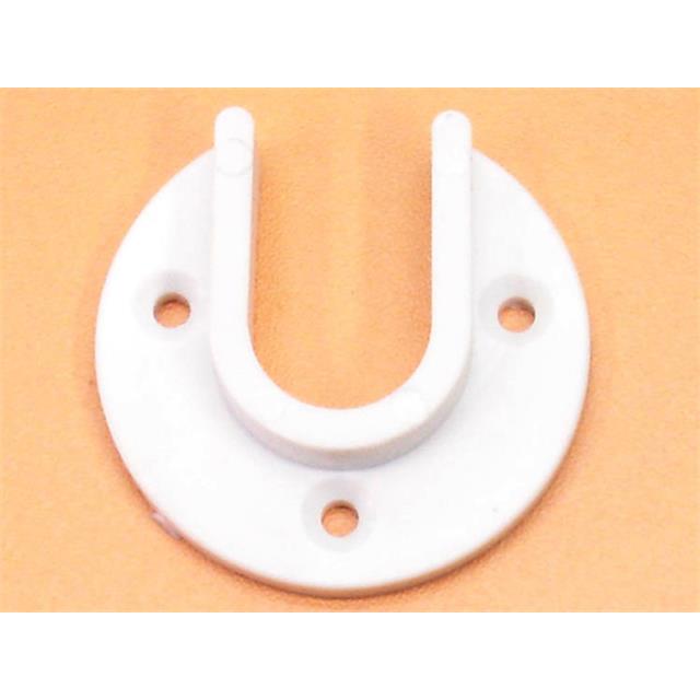 Штангодержатель накладной белый (100/1000)