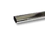 Штанга овальная,15*30*3000мм, T=0.55мм хром (10)