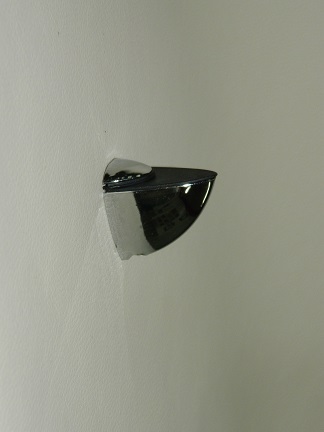 Держатель для полок Пеликан хром большой (100)