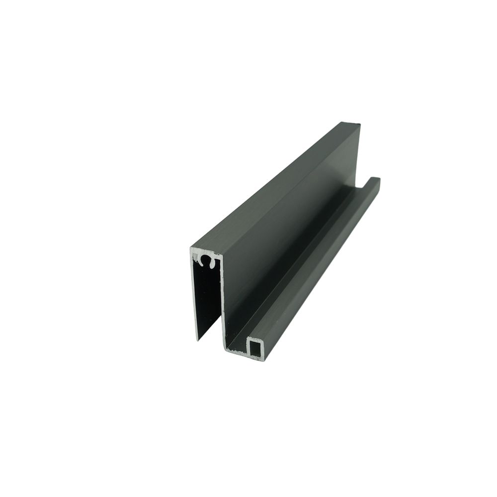 Горизонталь нижняя 1.1мм, 5.8м Графит Матовый (10)Slim