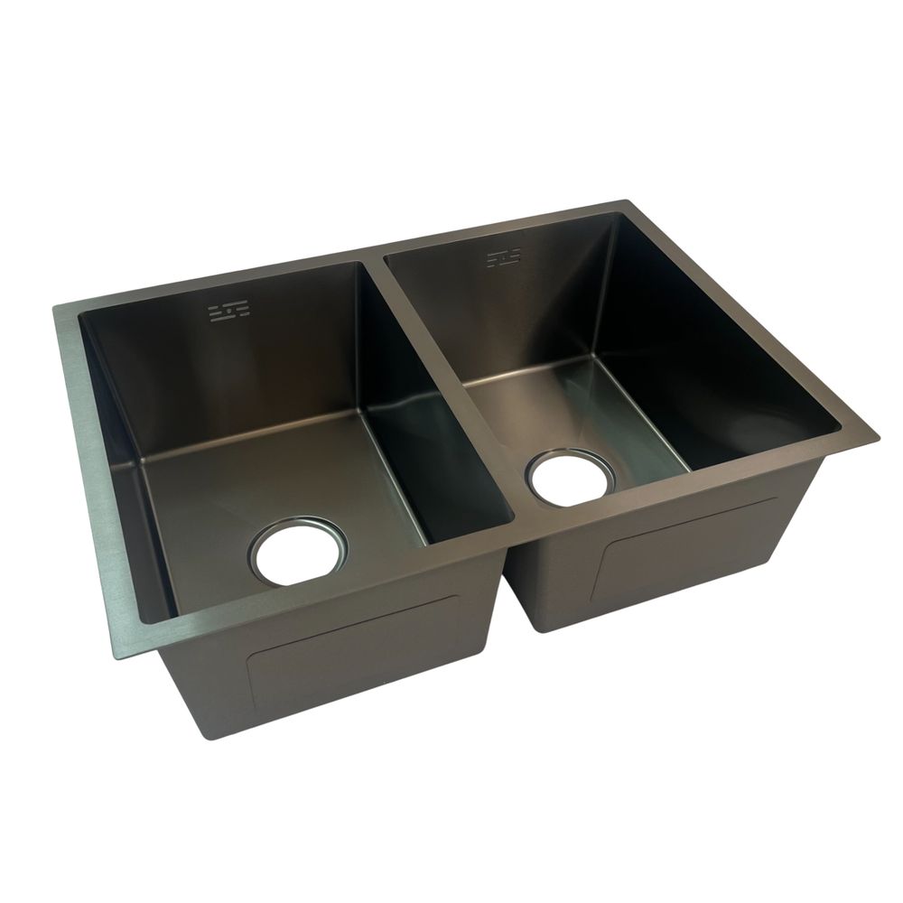 Мойка кух. SS304 770*510*220 с сифоном,Black