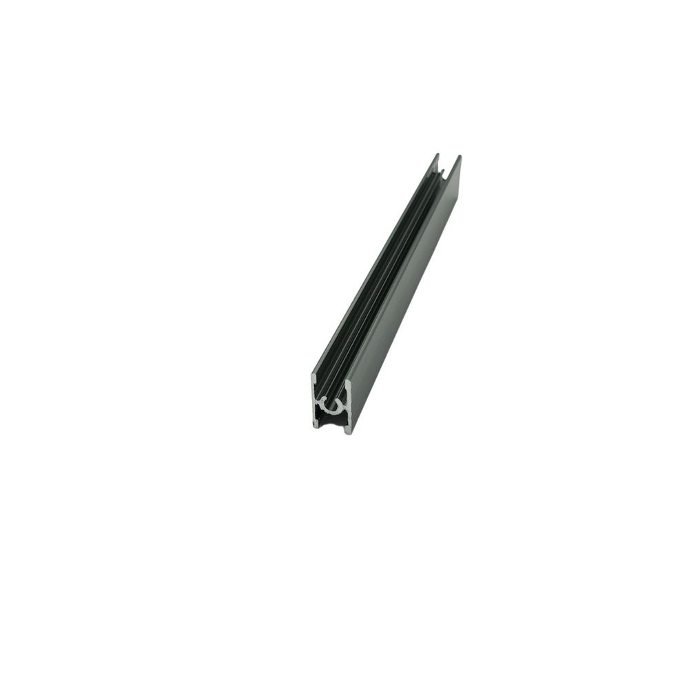 Горизонталь средняя под саморез 1мм, 5.8м Графит Браш (20)