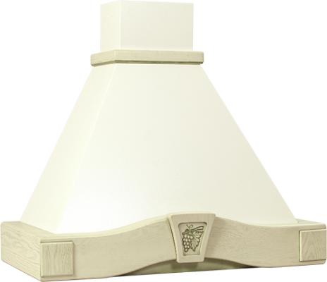 Кухонная вытяжка ELIKOR Грильяж 90П белый муар/ясень бел.+патина