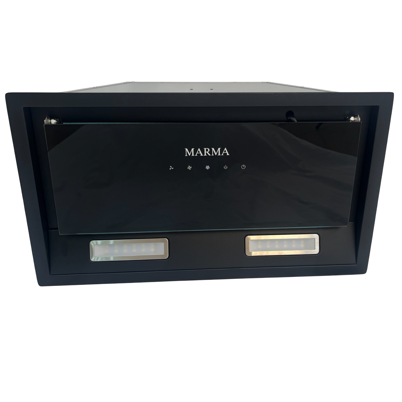 Кухонная вытяжка 600м3/ч 520мм Черный МА-02B600 полностью встраиваемая