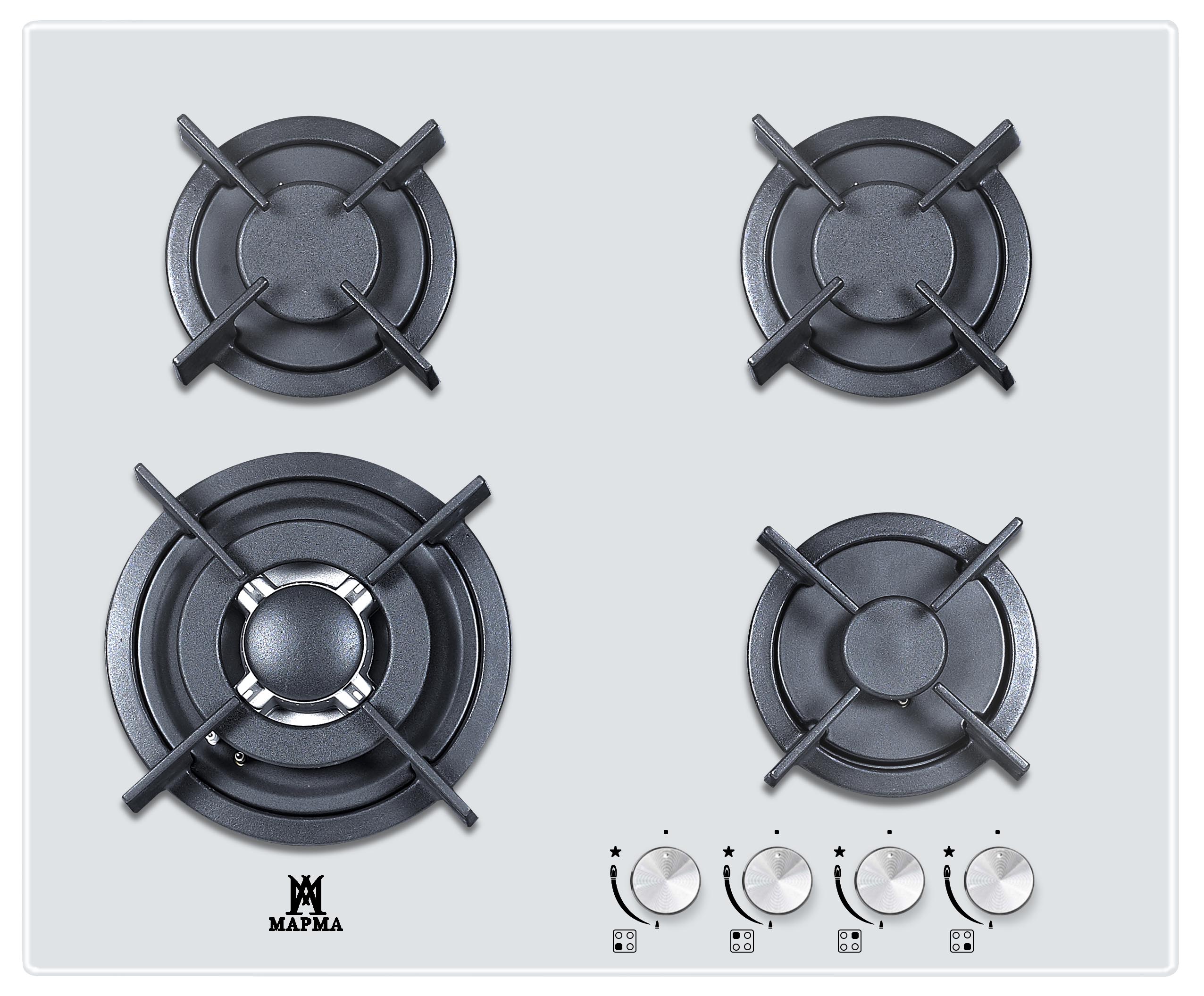 Газовая варочная плита (МОДЕЛЬ:PG6041G-ACW)
